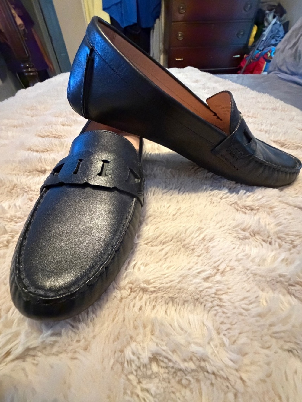 Cole Hann driving loafers